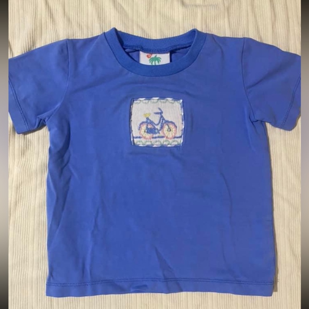 2t shrimp and grits kids smocked shirt. New without tag